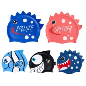 Swim Cap Sillicon Fish Series
